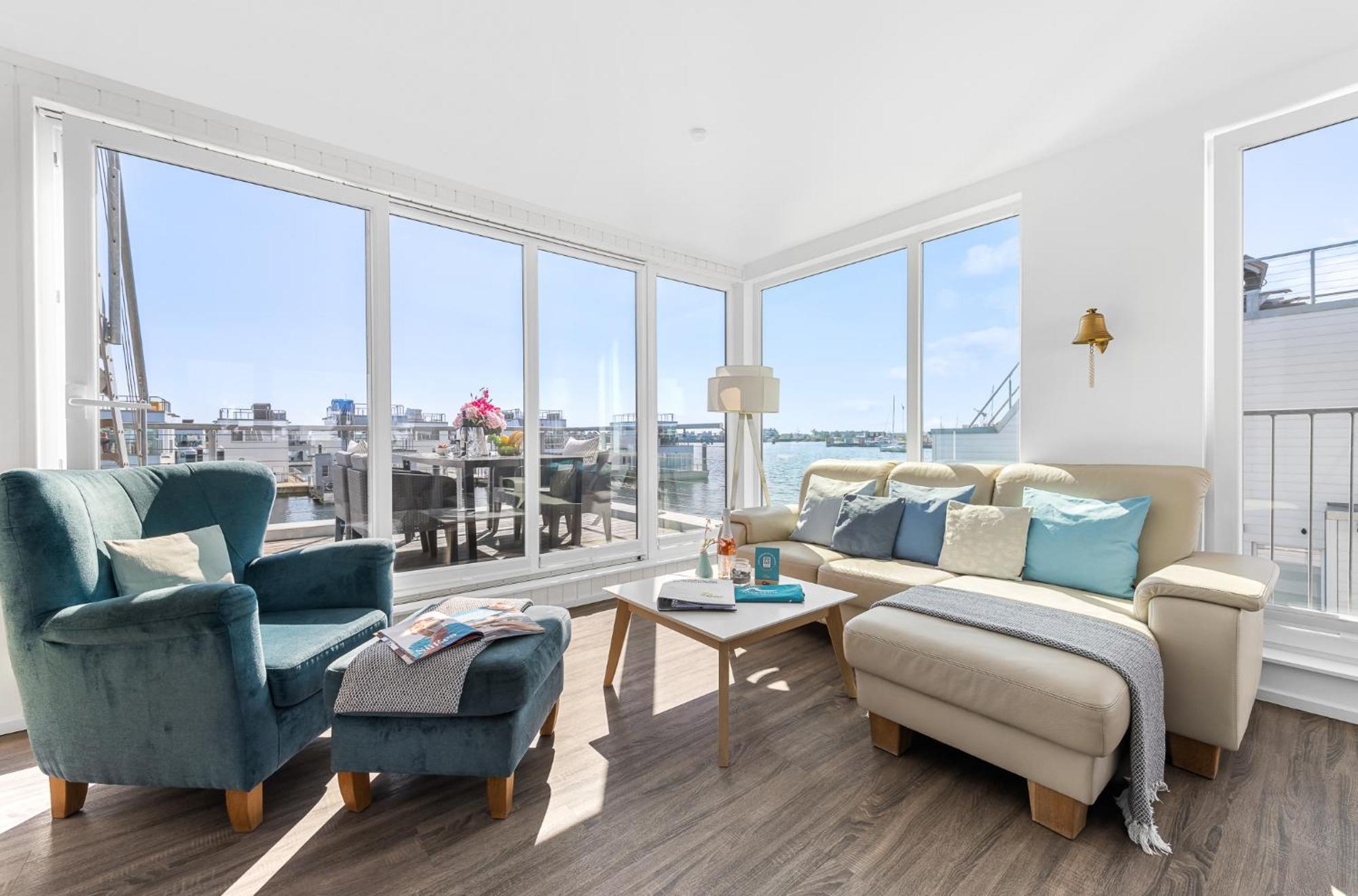 Triton: Meerblick, Sauna, Dachterrasse Olpenitz Exterior foto