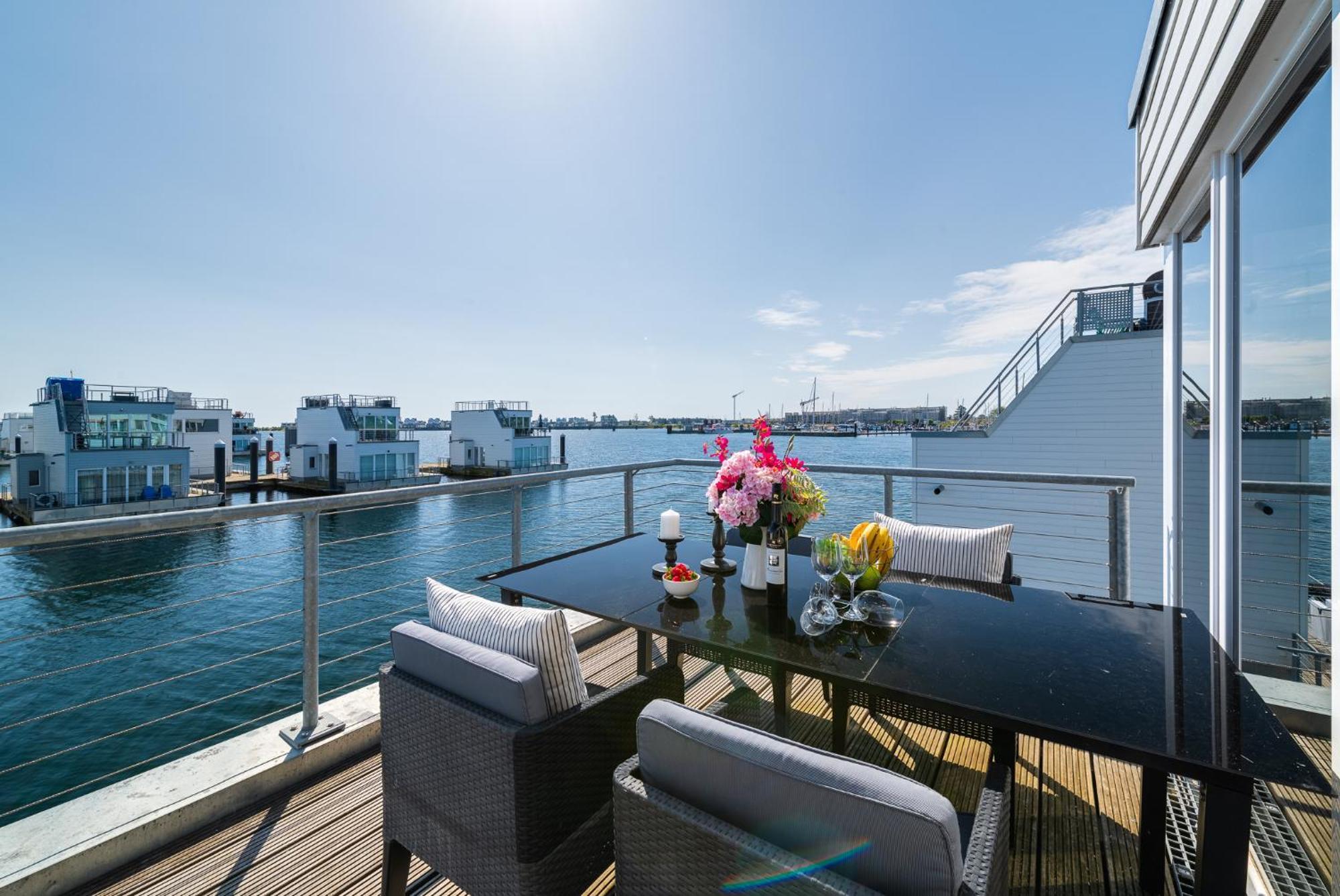 Triton: Meerblick, Sauna, Dachterrasse Olpenitz Exterior foto