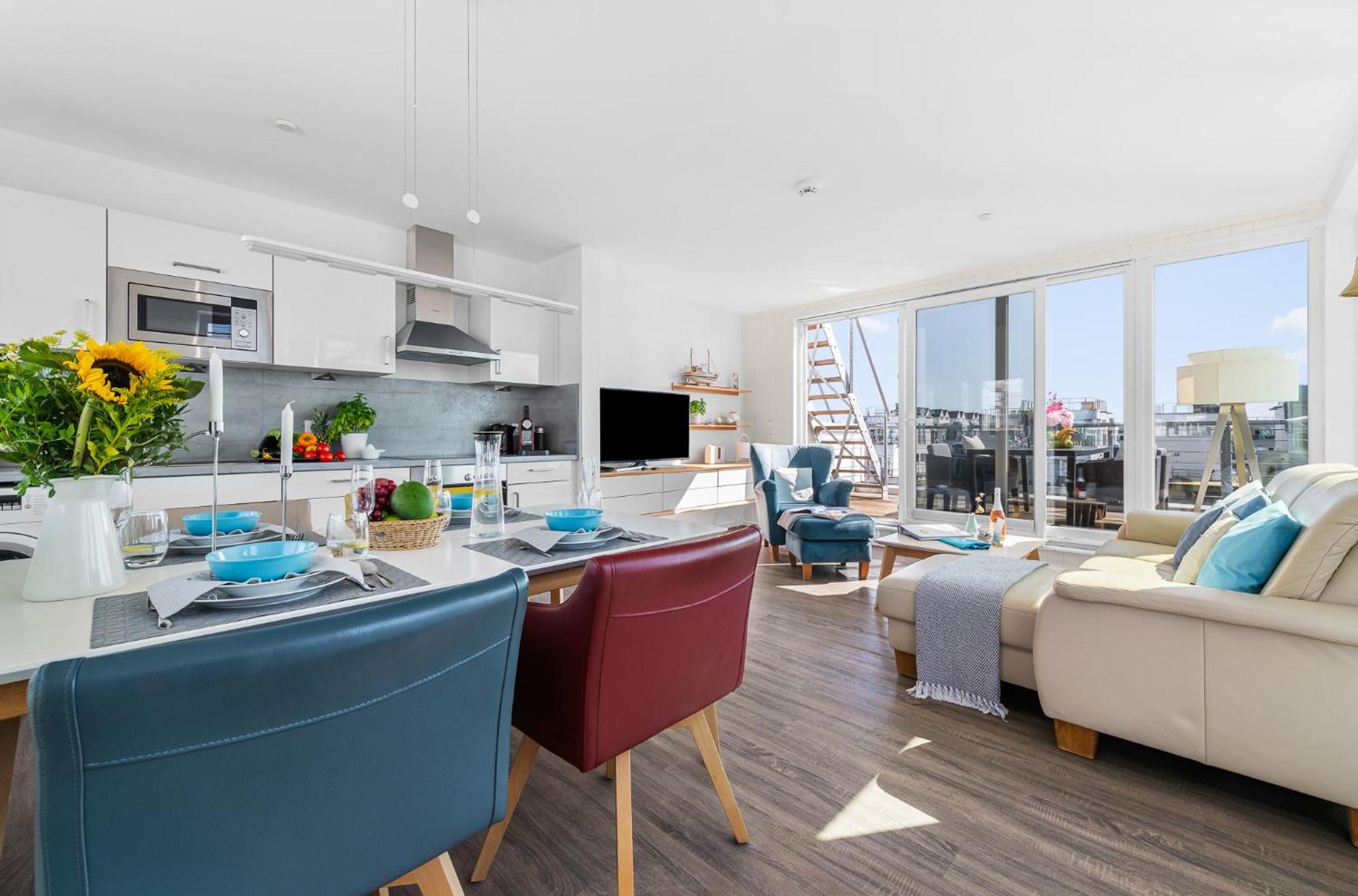 Triton: Meerblick, Sauna, Dachterrasse Olpenitz Exterior foto