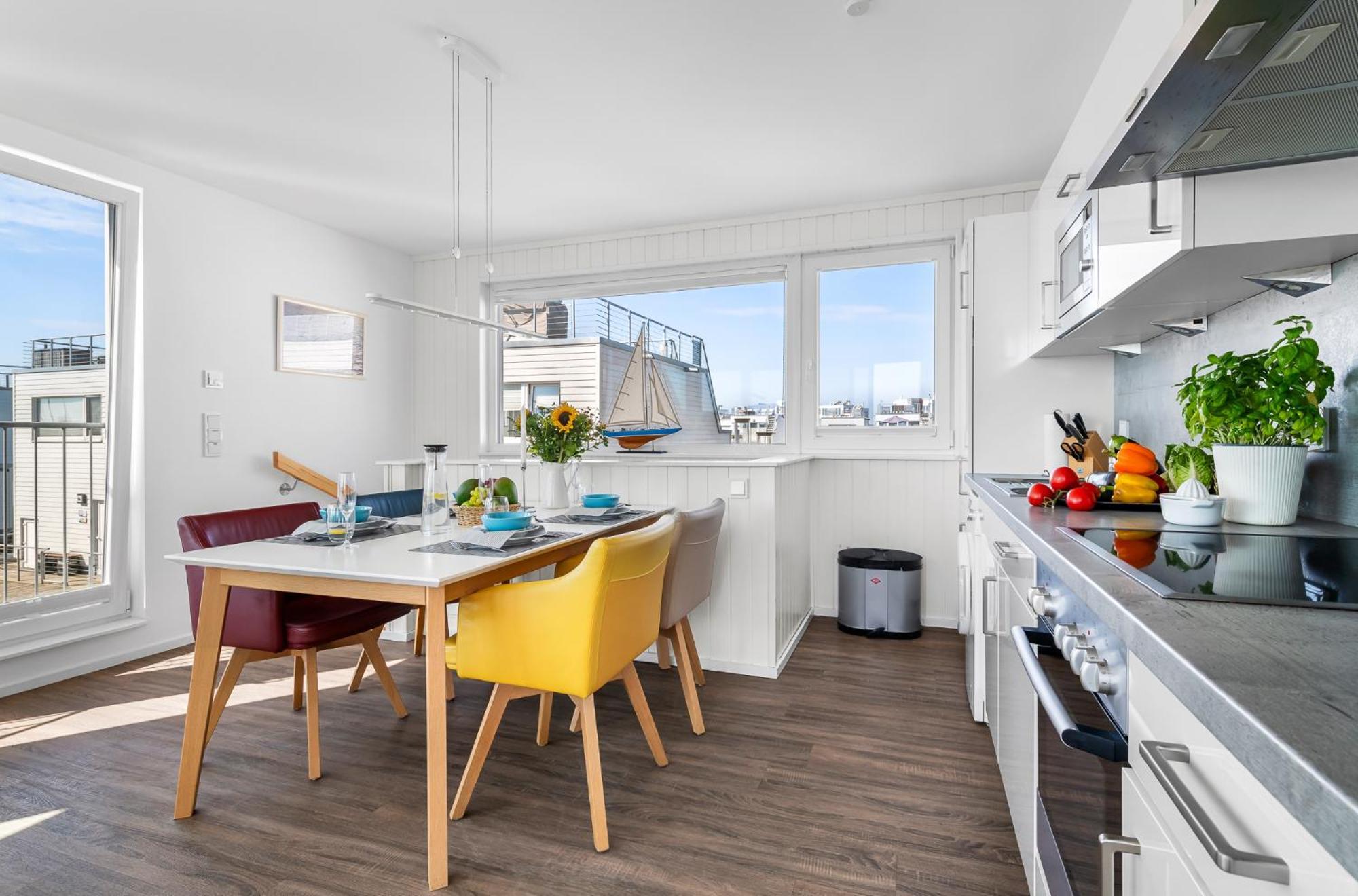 Triton: Meerblick, Sauna, Dachterrasse Olpenitz Exterior foto