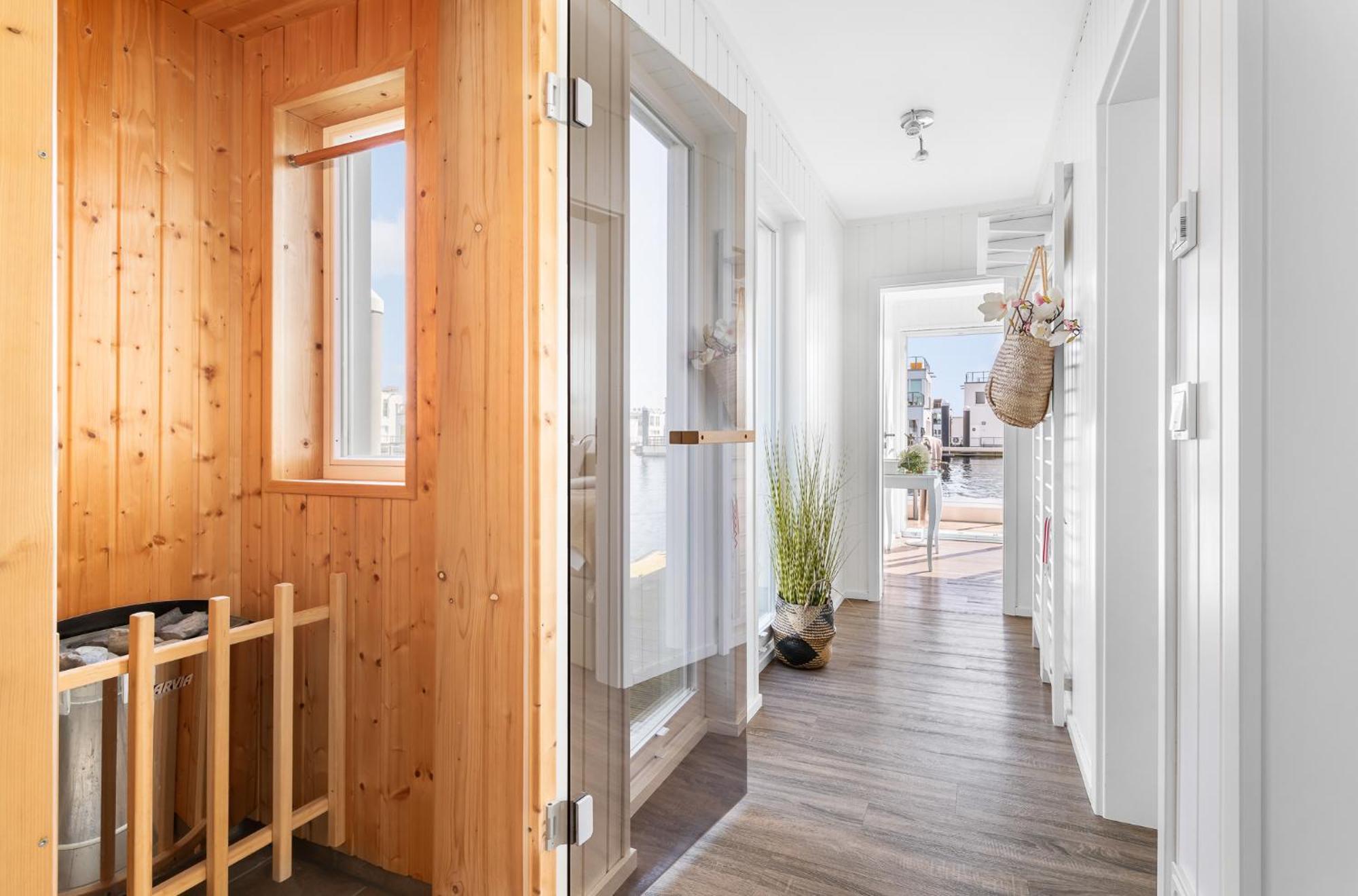 Triton: Meerblick, Sauna, Dachterrasse Olpenitz Exterior foto